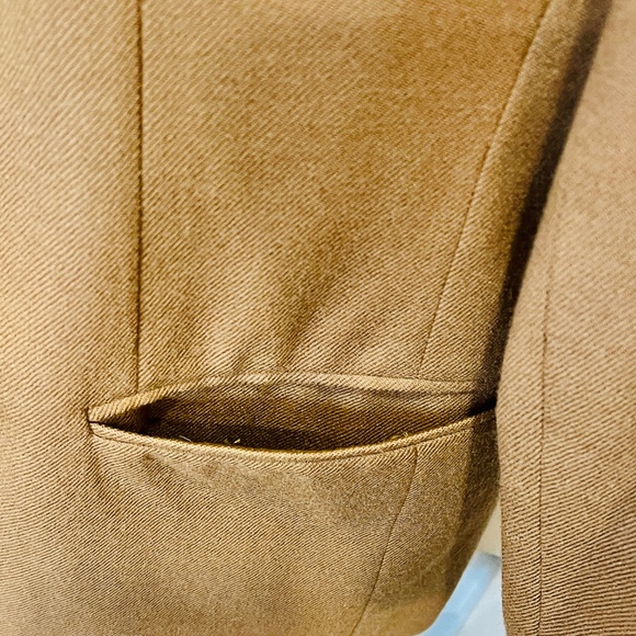 Gorgeous Pendleton Vintage 100% Virgin Wool Blazer Camel Jacket Women's 14 - Picture 6 of 9